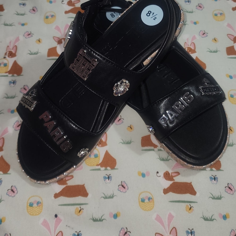 Black Sandals Karl Lagerfeld